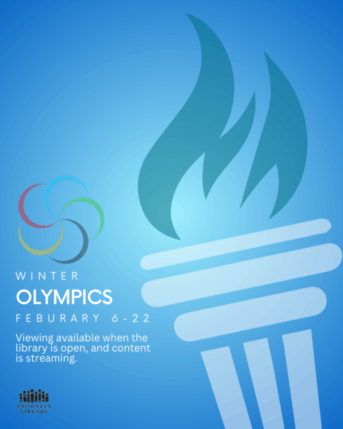 Watch the Olympics at the library February 6-21