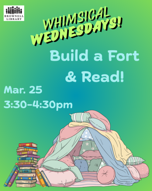 Whimsical Wednesdays: Build a Fort & Read!