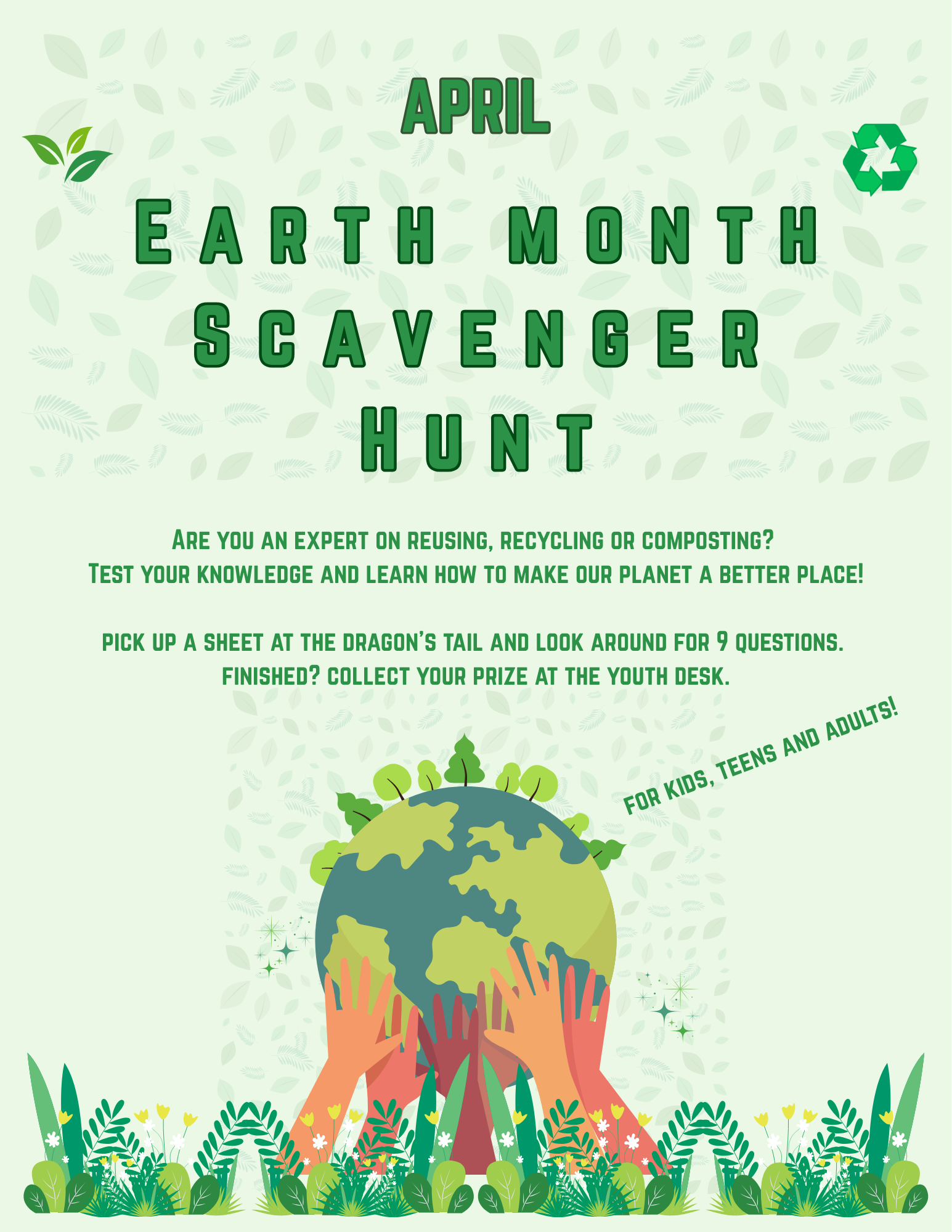 Earth Month Scavenger Hunt