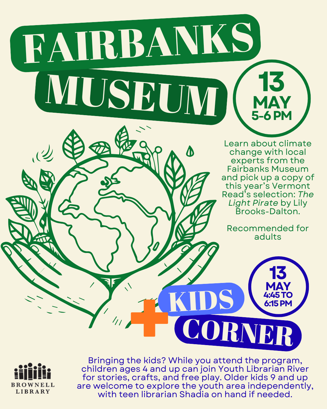 Fairbanks Museum Lecture Wednesday, May 13⋅5:00 – 6:00pm
