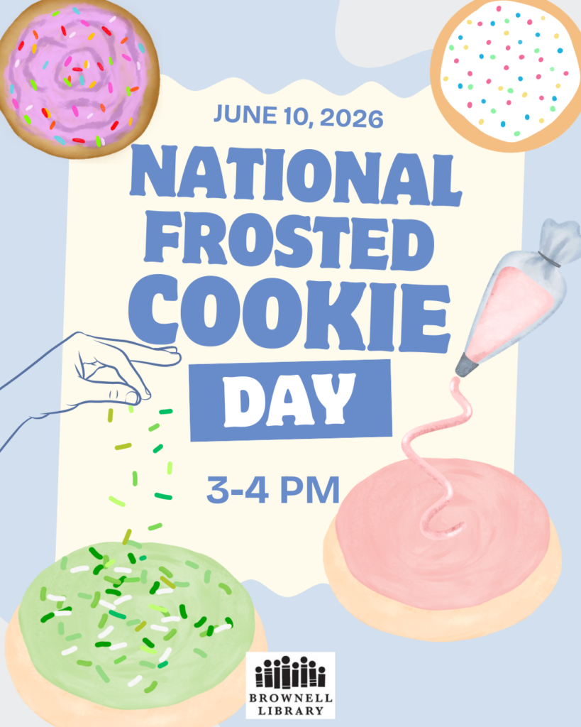 National Frosted Cookie Day is on June 10 from 3-4 PM.