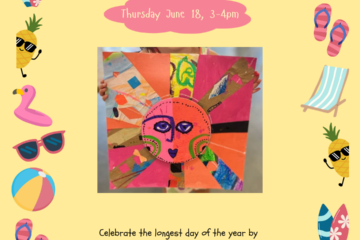 Summer Solstice on Thursday, June 18th from 3-4pm