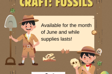 Take and Make craft kits are available while supplies lasts.