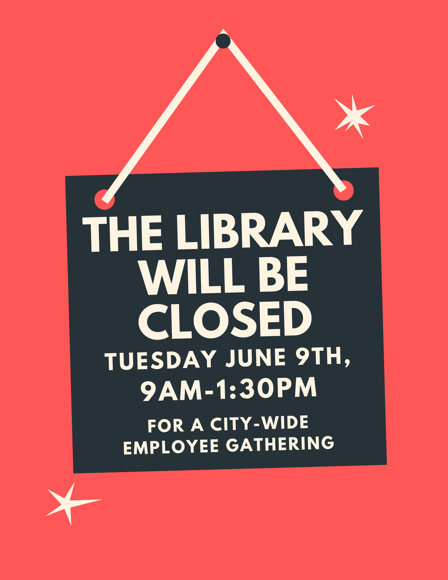 Library Closed!