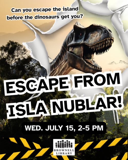 Escape from Isla Nublar will happen on Wednesday July 15 between 2 and 5 PM.