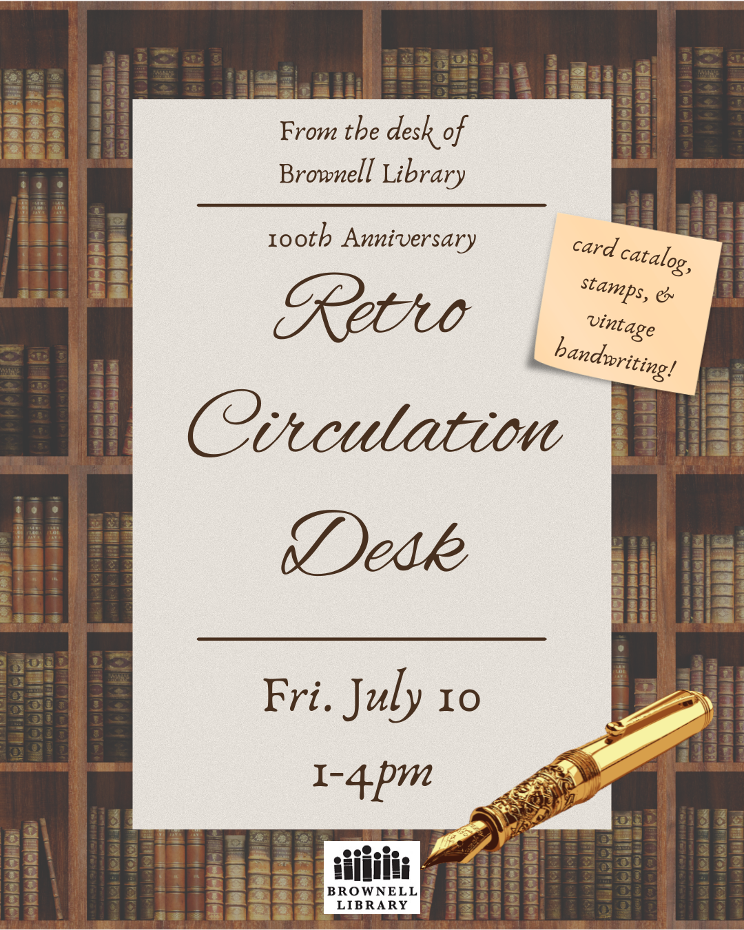 100th Anniversary: Retro Library Desk