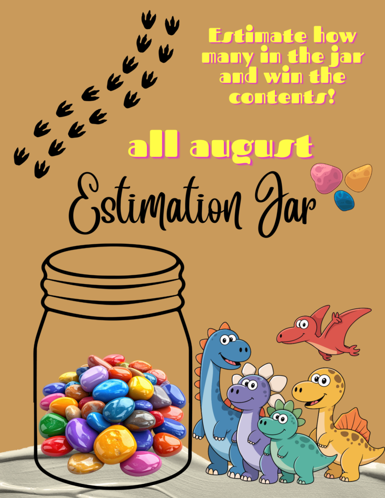 Estimation jar. August 3-28