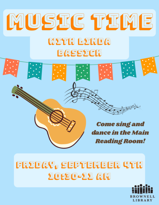 Sing and dance with Linda Basic on Friday September 4th at 10:30am
