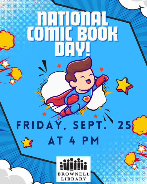 National Comic Book Day is on Friday, September 25 at 4 PM.